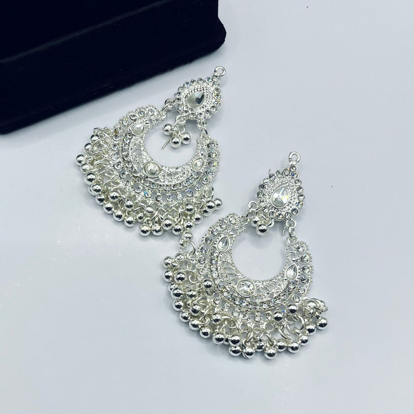Chandbali Jhumka Drop Earrings