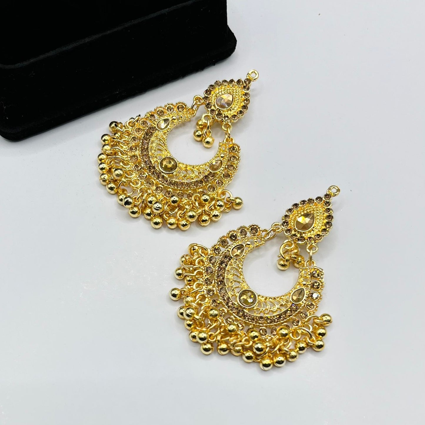 Chandbali Jhumka Drop Earrings