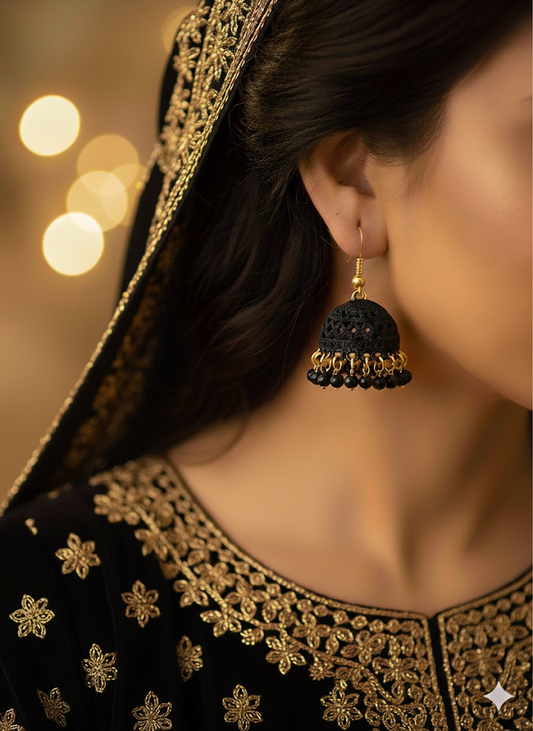 Classic Matte Jhumka Earrings